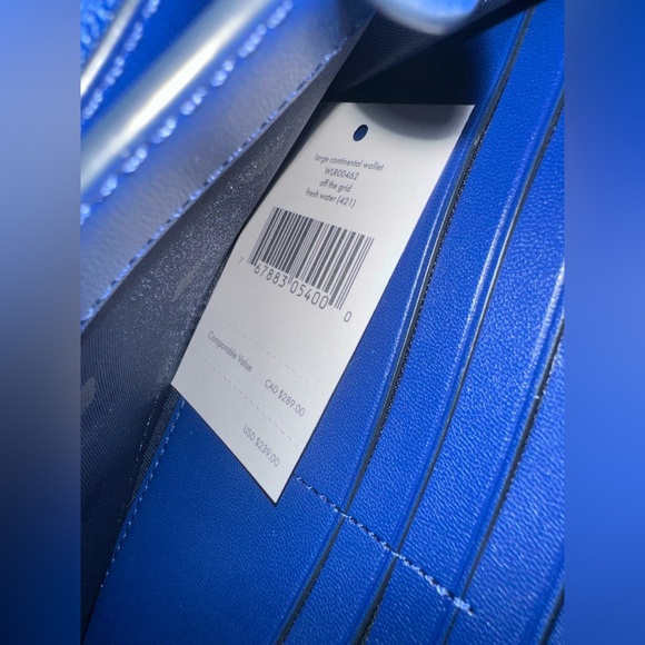 Kate Spade Blue Travel-Themed Wallet NWT! - Picture 7 of 9